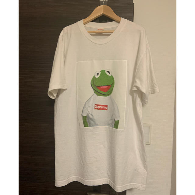 supreme kermit tee カーミットTシャツ ホワイト Lサイズトップス