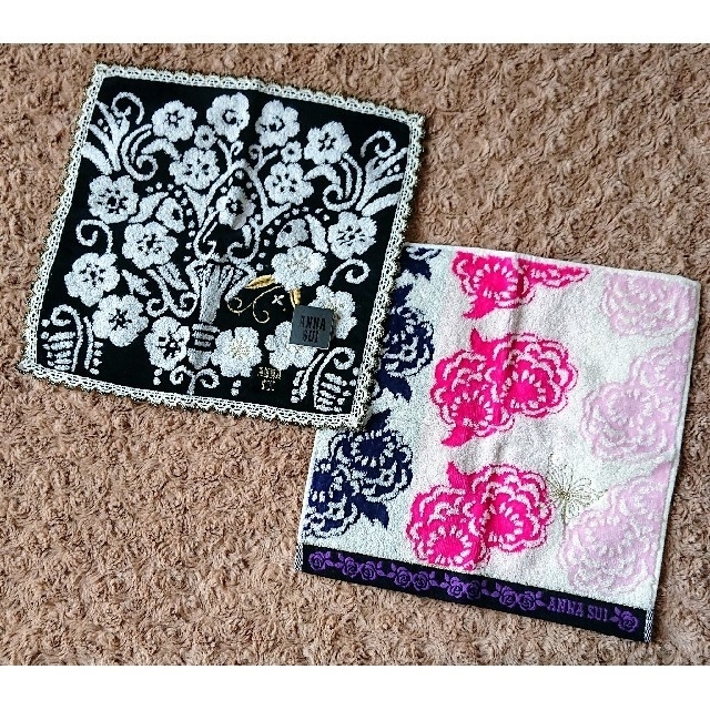 WEDGWOOD(ウェッジウッド)の売約済《未使用》WEDGWOOD & ANNA SUI タオルハンカチ レディースのファッション小物(ハンカチ)の商品写真