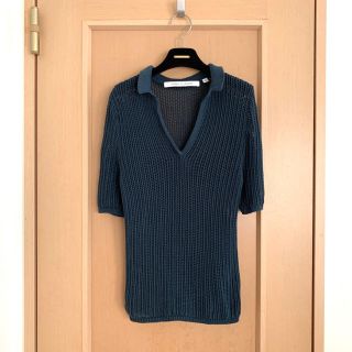 ユニクロ(UNIQLO)のUNIQLO AND LEMAIRE スキッパーニットシャツ(ポロシャツ)