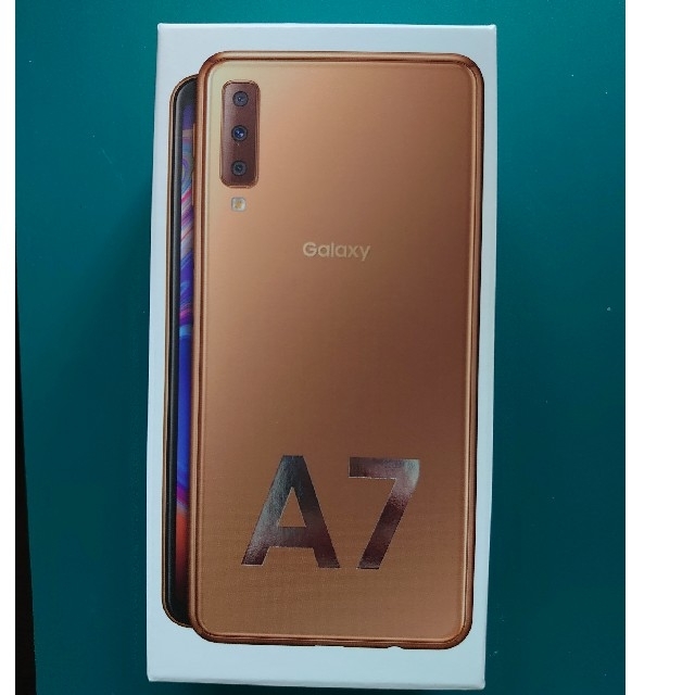 スマートフォン/携帯電話GALAXY A7 Gold SM-A750C 完動品 箱付