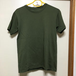 ユニクロ(UNIQLO)のUNIQLO 無地Tシャツ　カーキ(Tシャツ/カットソー(半袖/袖なし))