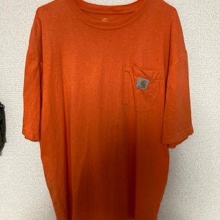 カーハート(carhartt)のcarhartt Tシャツ　オレンジ(Tシャツ/カットソー(半袖/袖なし))