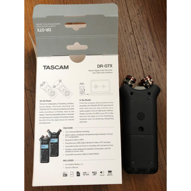 TASCAM　タスカム　アクセサリ　DR-07x　iphone接続アダプタ付　トップ　8820円引き