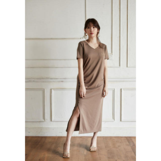 her lip to Relaxed T-Shirt Long Dress