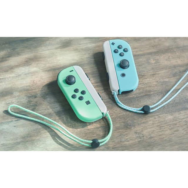 Nintendo Switch(ニンテンドースイッチ)のあつまれどうぶつの森　joycon joy-con エンタメ/ホビーのゲームソフト/ゲーム機本体(その他)の商品写真