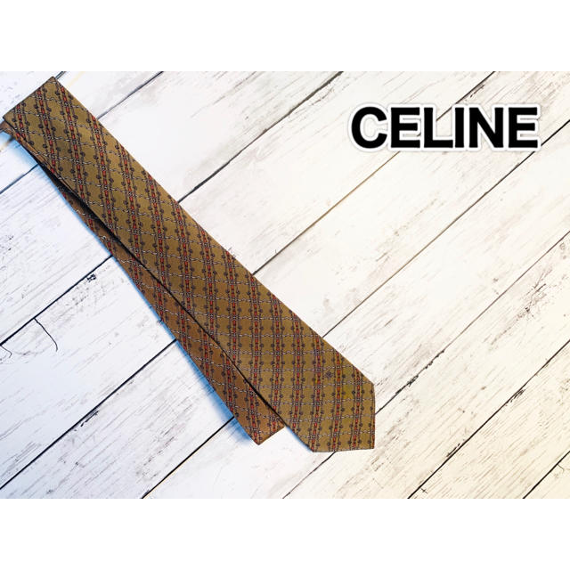 celine(セリーヌ)の#117 CELINE セリーヌ　ネクタイ　シルク100% メンズのファッション小物(ネクタイ)の商品写真