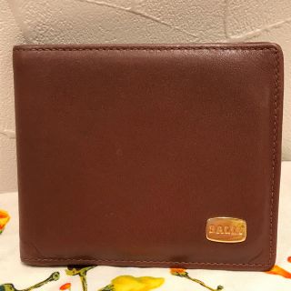 バリー(Bally)のBALLY　バリー　ヴィンテージ　レザー　二つ折り　ブラウン系　財布　used(折り財布)