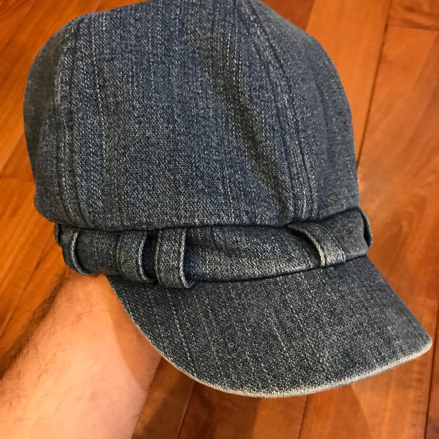 キャスケット 帽子 デニムキャップ メンズの帽子(キャスケット)の商品写真