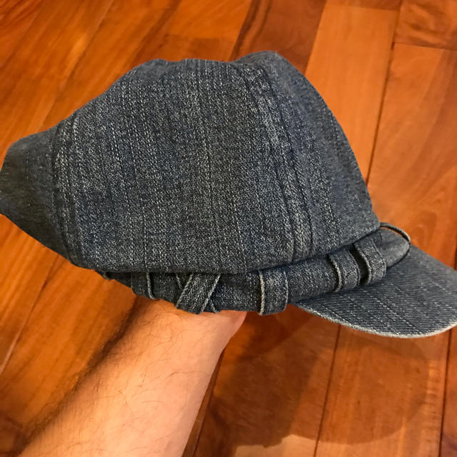 キャスケット 帽子 デニムキャップ メンズの帽子(キャスケット)の商品写真