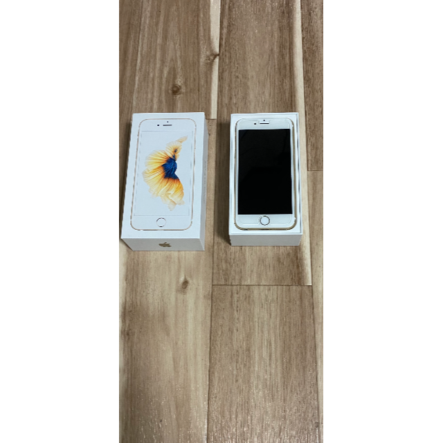 Apple - 美品 iphone 6s 64GB gold docomo 新品イヤホン付き