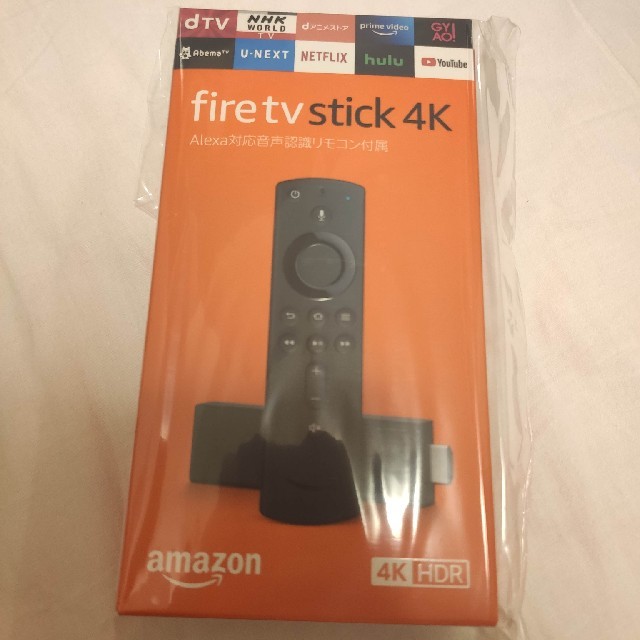 新品  Fire TV Stick 4K - Alexa対応音声認識リモコン付属