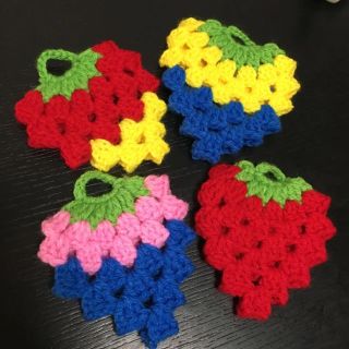 アクリルたわし エコたわし ハンドメイド(キッチン小物)