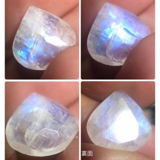 レインボームーンストーン　ルース　5.65ct(各種パーツ)