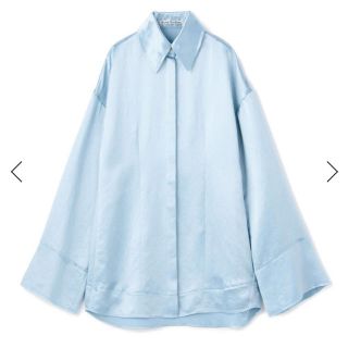 アクネ(ACNE)の【新品】acne studios サテンワイドスリーブシャツ(シャツ/ブラウス(長袖/七分))