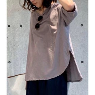 イエナ(IENA)のおまとめ☆Chaosカオス☆リブタンク＋キョウネンコットンオーバーＴ☆モカ(Tシャツ/カットソー(半袖/袖なし))