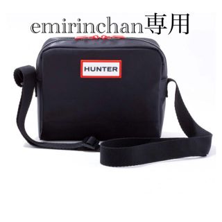 ハンター(HUNTER)のHUNTERショルダーバック(ブランドブック)ブラック(ショルダーバッグ)