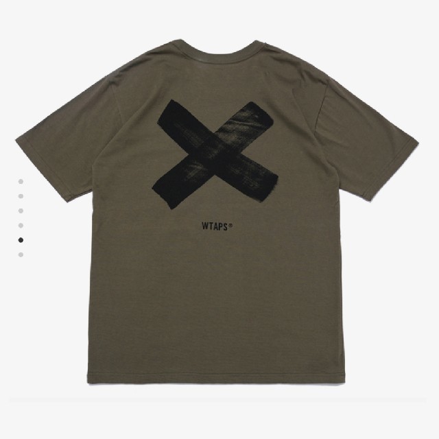 W)taps(ダブルタップス)の20ss WTAPS MMXX CROSS BORN Tee オリーブ XL メンズのトップス(Tシャツ/カットソー(半袖/袖なし))の商品写真