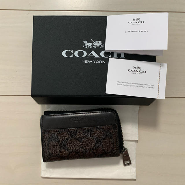 COACH(コーチ)のコイン、カードケース メンズのファッション小物(コインケース/小銭入れ)の商品写真