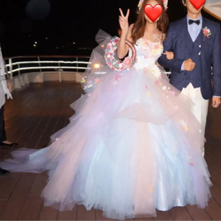【美品】YNS Wedding♡カラードレス(ウェディングドレス)