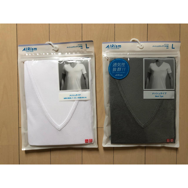 UNIQLO(ユニクロ)のユニクロ　UNIQLO エアリズム メンズのトップス(Tシャツ/カットソー(半袖/袖なし))の商品写真