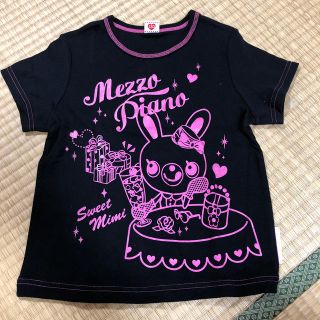 メゾピアノ(mezzo piano)のメゾピアノ　Tシャツ　130センチ(Tシャツ/カットソー)