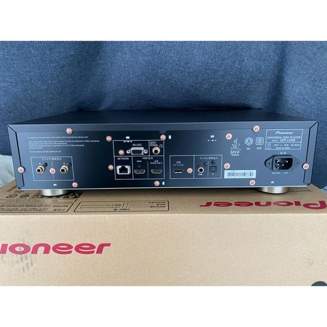 Pioneer(パイオニア)の【美品】Pioneer UDP-LX500 ユニバーサル・プレーヤー スマホ/家電/カメラのテレビ/映像機器(ブルーレイプレイヤー)の商品写真