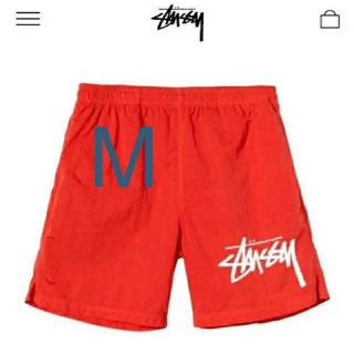 ステューシー(STUSSY)のステューシー　Stussy&Nike WaterShort Red Mサイズ(ショートパンツ)