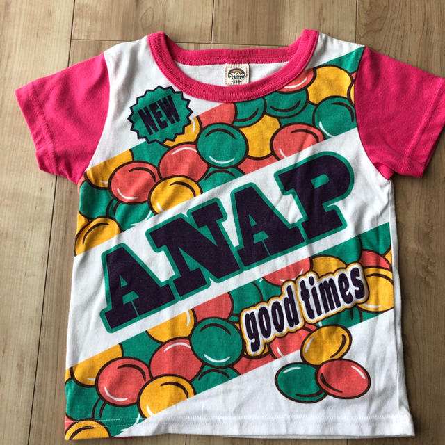 ANAP Kids(アナップキッズ)のアナップキッズTシャツ110 キッズ/ベビー/マタニティのキッズ服女の子用(90cm~)(Tシャツ/カットソー)の商品写真