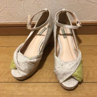 ウェッジソールパンプス　サンダル(ハイヒール/パンプス)