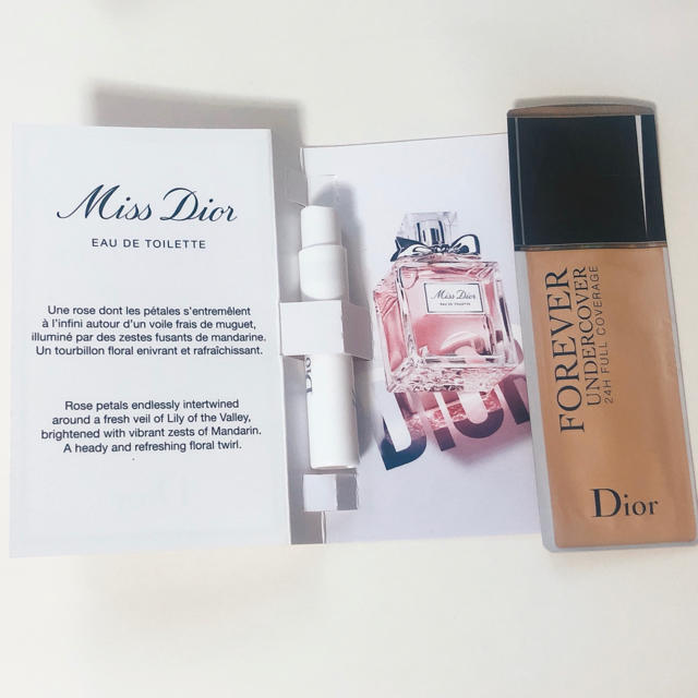 Dior(ディオール)の【試供品】ミスディオール/フォーエヴァーアンダーカバー コスメ/美容の香水(香水(女性用))の商品写真