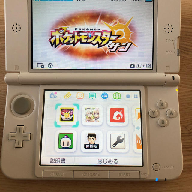 ニンテンドー3DS(ニンテンドー3DS)の最終値下げ⭐︎Nintendo 3DS  LL 本体⭐︎すぐ遊べるポケモンサン エンタメ/ホビーのゲームソフト/ゲーム機本体(携帯用ゲーム機本体)の商品写真