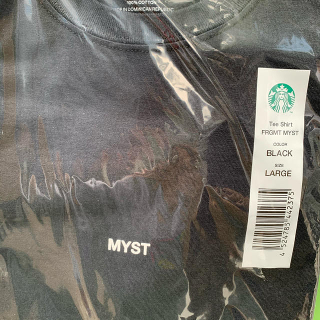 Starbucks Coffee(スターバックスコーヒー)の黒 L Starbucks fragment スターバックス Tシャツ メンズのトップス(Tシャツ/カットソー(半袖/袖なし))の商品写真