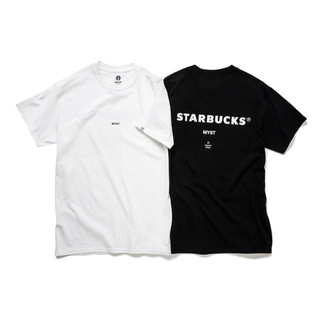 スターバックスコーヒー(Starbucks Coffee)の白 L Starbucks fragment スターバックス Tシャツ(Tシャツ/カットソー(半袖/袖なし))