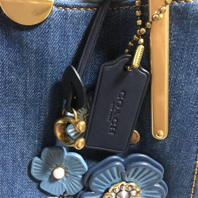 【最安値挑戦!】 COACH - コーチ ティーローズ デニムバック ショルダーバッグ