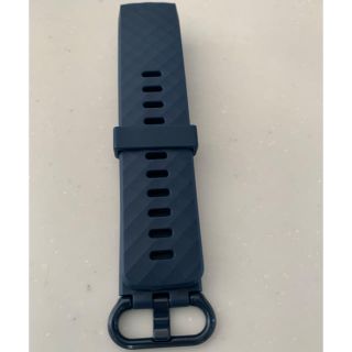 【未使用　新品】fitbit charge3 交換バンド（ネイビー）(トレーニング用品)