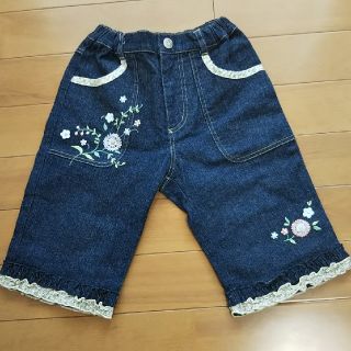 ポンポネット(pom ponette)のハーフパンツ デニム 120㎝★ポンポネット 美品(パンツ/スパッツ)