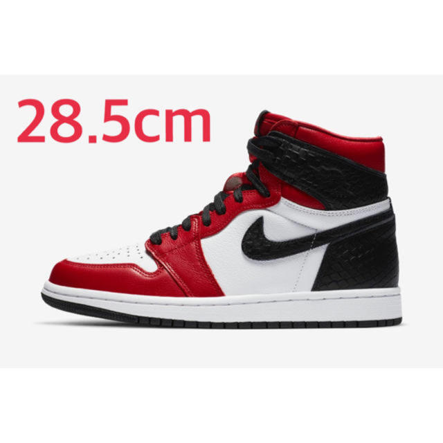 ヒート AIR JORDAN 1 Satin Red W28.5cm M27.5〜28 - 通販