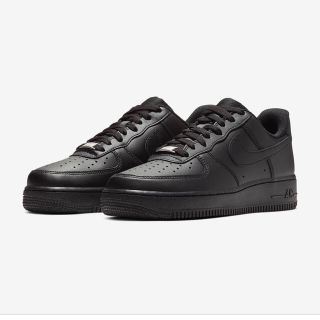 ナイキ(NIKE)のNIKE air force 1 07 LOW Black(スニーカー)