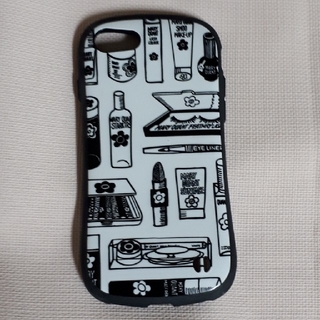 マリークワント(MARY QUANT)のマリークワント 携帯カバー 白×黒(iPhoneケース)