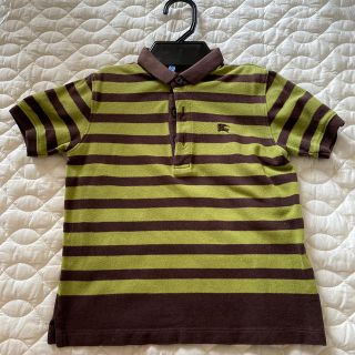 バーバリー(BURBERRY)のバーバリー　ポロシャツ　110サイズ　ストライプ(Tシャツ/カットソー)