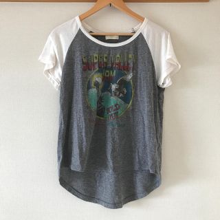 ダブルクローゼット(w closet)のダブルクローゼット　Tシャツ　グレー　半袖(Tシャツ(半袖/袖なし))