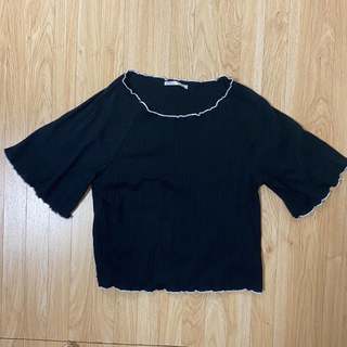 レトロガール(RETRO GIRL)のレトロガール ブラック トップス(Tシャツ(半袖/袖なし))