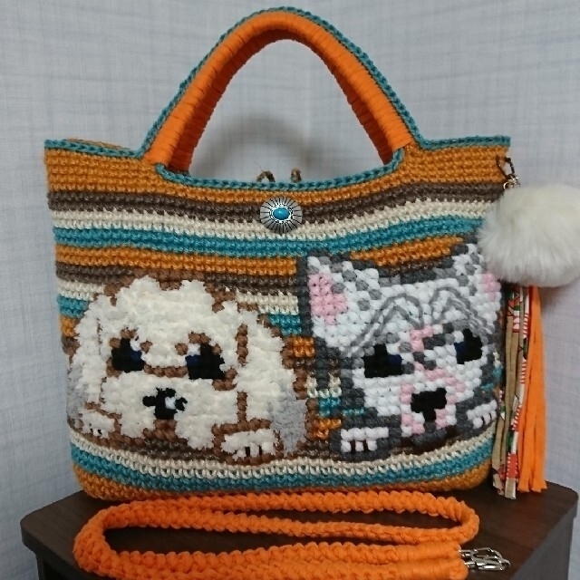 ハンドメイド 麻バック 麻紐バック マルシェ ズパゲッティ カゴバック ハンドメイド 麻バック 麻紐バック マルシェ ズパゲッティ カゴバック