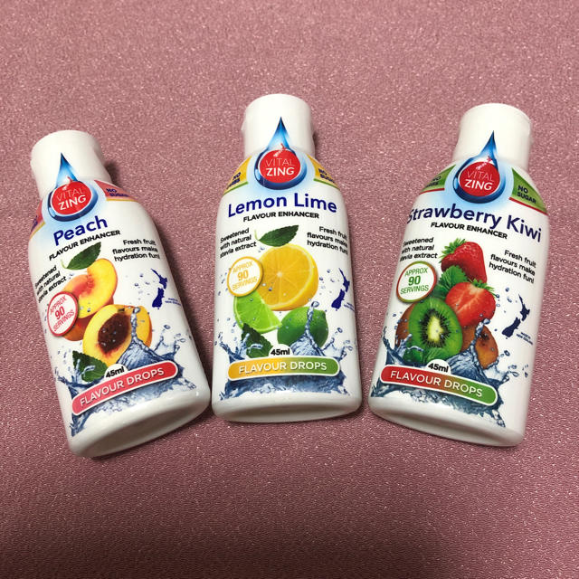 VITALZING フレーバードロップス　3本セット 食品/飲料/酒の健康食品(その他)の商品写真