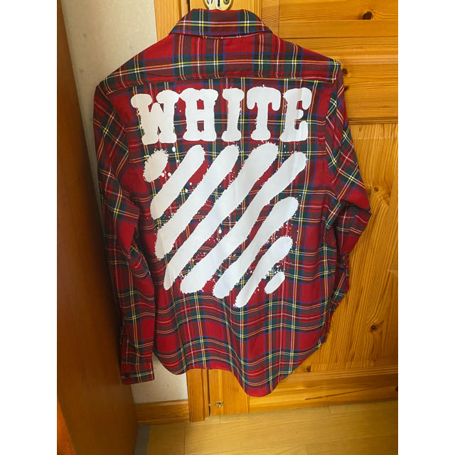 OFF-WHITE(オフホワイト)のオフホワイトチェックシャツ メンズのトップス(シャツ)の商品写真