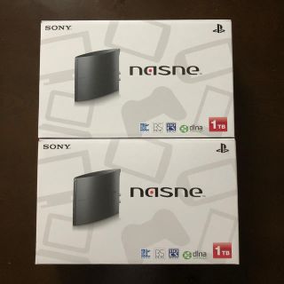 ナスネ(nasne)の新品　販売完了品　Sony nasne  1TB 2台セット(家庭用ゲーム機本体)