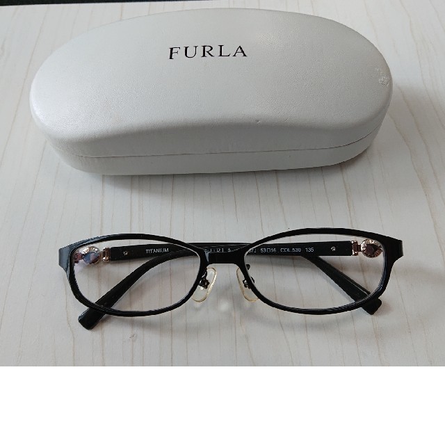 Furla(フルラ)のFURLA メガネフレーム 美品♥️ レディースのファッション小物(サングラス/メガネ)の商品写真