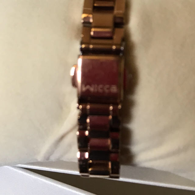 CITIZEN(シチズン)のcitizen wicca ソーラー腕時計稼働中　ハーフバングル　ガラス透かし レディースのファッション小物(腕時計)の商品写真