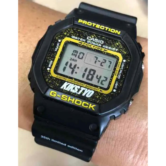 G-SHOCK(ジーショック)のG-SHOCK/コラボ/KIKSTYO/25周年/DW-5600/限定/スピード メンズの時計(腕時計(デジタル))の商品写真