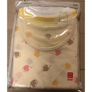 ユニクロ(UNIQLO)のユニクロ　コットン　タンクトップ　100(下着)